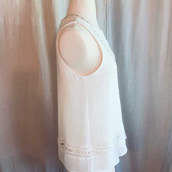 White House Black Market Asymetrical Blouse - Picture 4 of 8